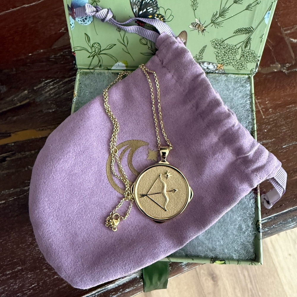 Gold Zodiac Pendant Necklace